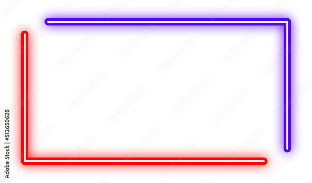 neon two tone rectangle frame
neon two tone rectangle frame