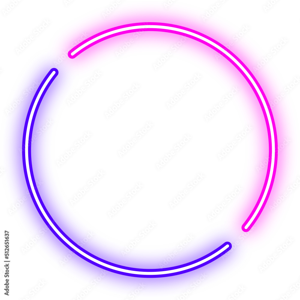 neon two tone round frame
neon two tone round frame