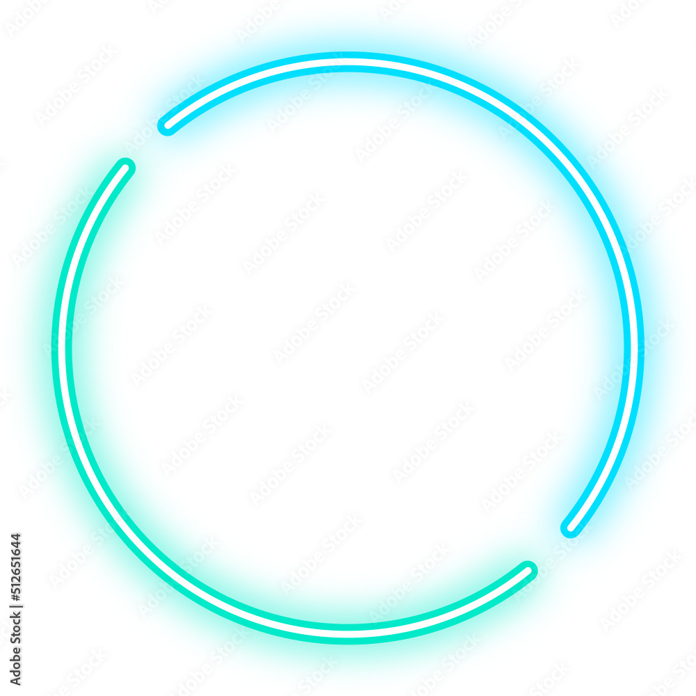 neon two tone round frame
neon two tone round frame