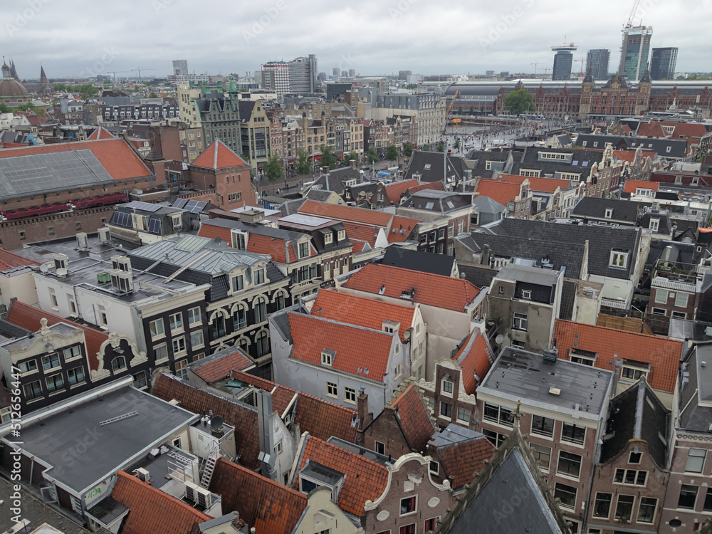 View of Amsterdam from Old Church's tower