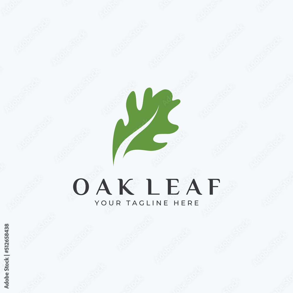 Autumn oak leaf logo and oak tree logo. With easy and simple editing of vector illustration. Autumn oak leaf logo and oak tree logo. With easy and simple editing of vector illustration.