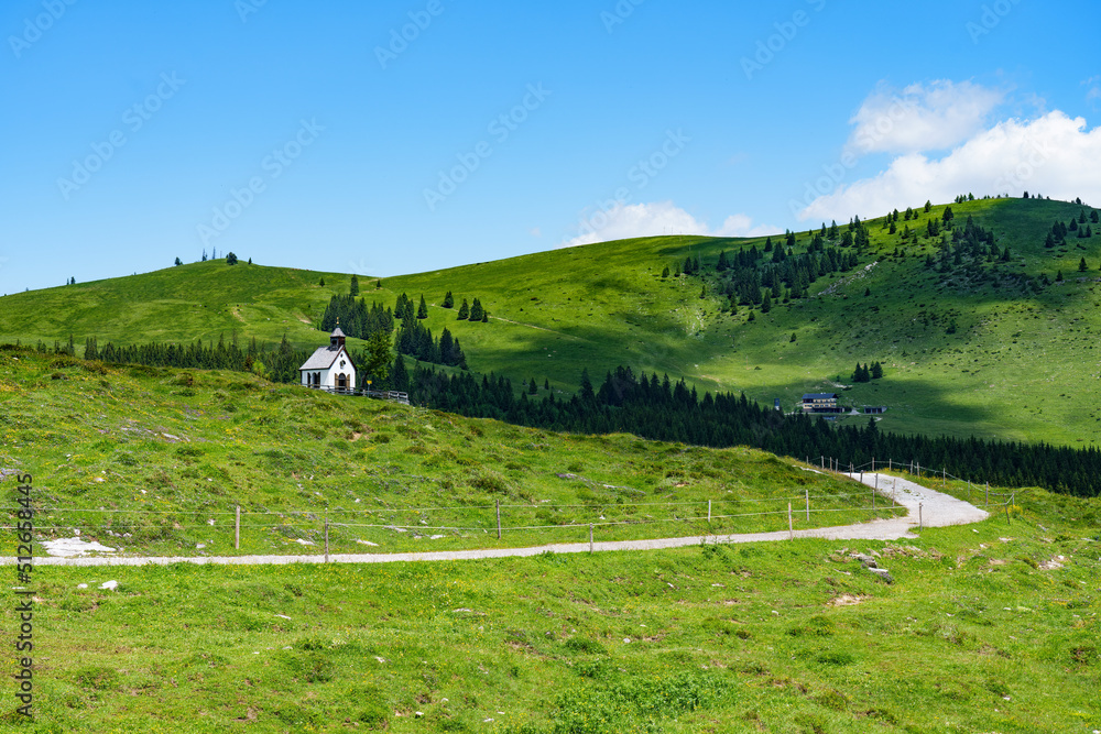 Postalm chapel in Austrian Alps