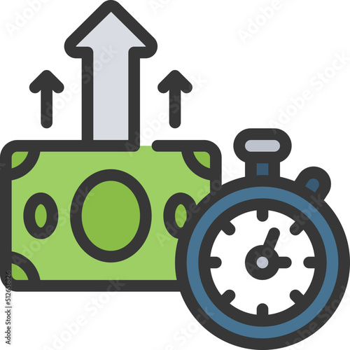 Profit Over Time Icon
