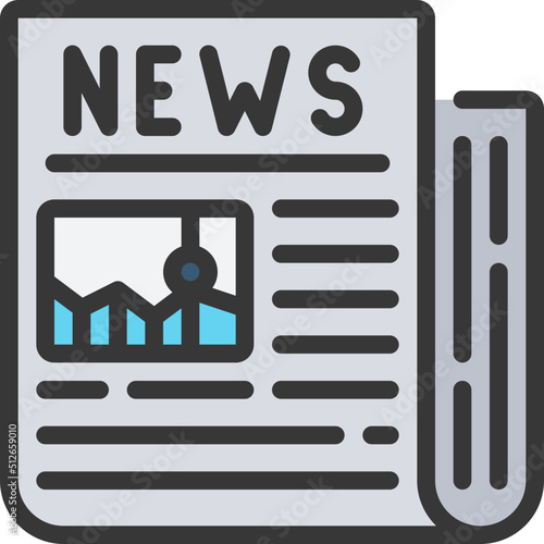 Newspaper Stock Icon