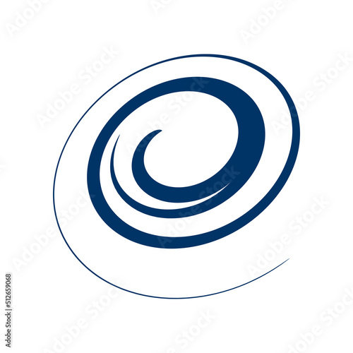 Spiral Design Element. Abst...