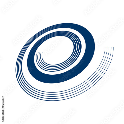 Spiral Design Element. Abst...