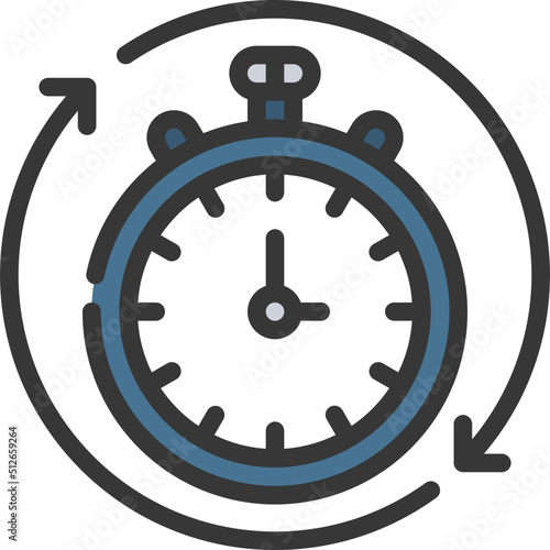 Continuous Time Icon