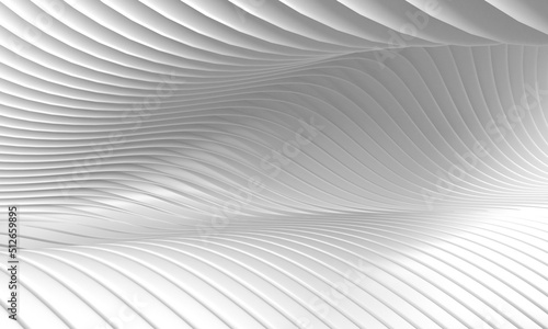 Wave curved abstract background surface © VERSUSstudio