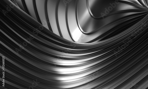 Metallic abstract steel stripe pattern background