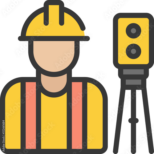Land Surveyor Icon
