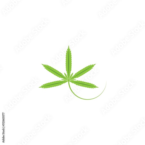 Cannabis leaf logo