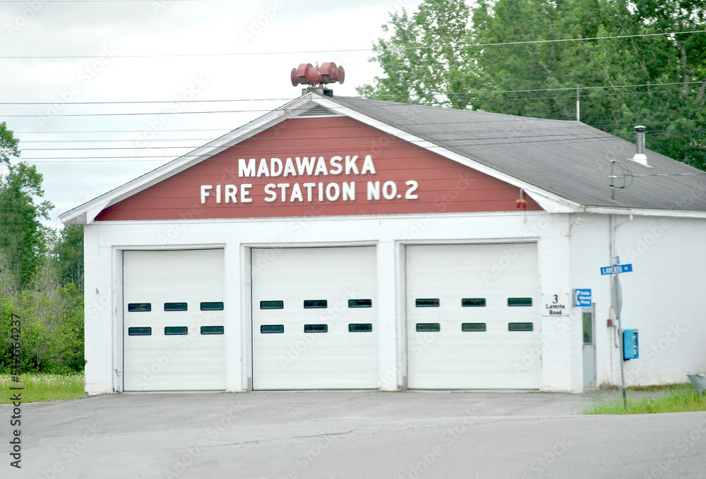 Madawaska Fire Station No. 2 June 14, 2022, Griffith, Maine, United