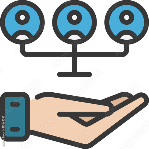 Give Social Reach Icon