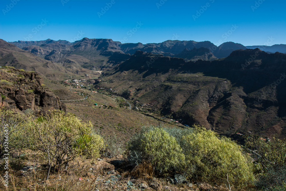 Fototapeta premium Gran Canaria mountains, Canary Islands, Spain, Europe 