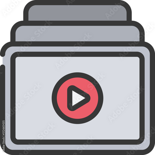 Video Playlist Icon