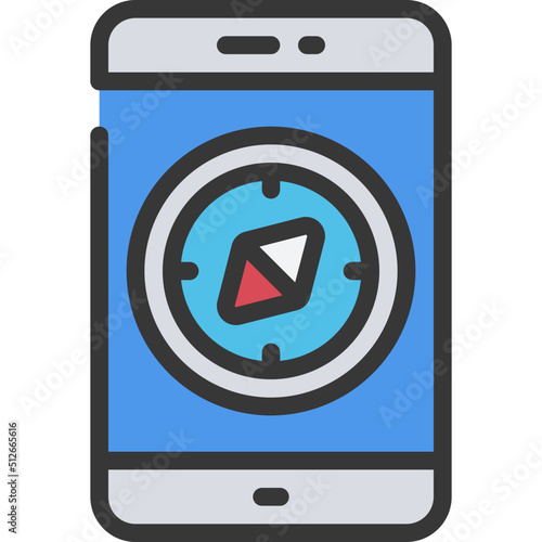 Iphone Compass Icon