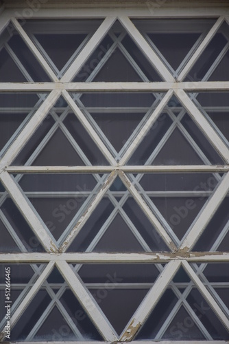 Window with geometrical form