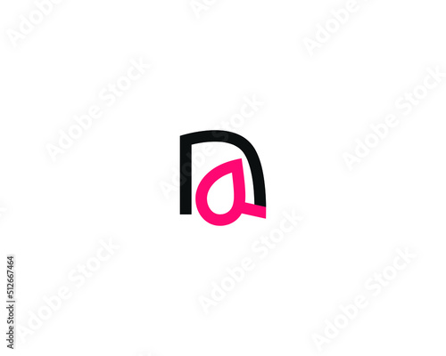 letter NA logo design vector template