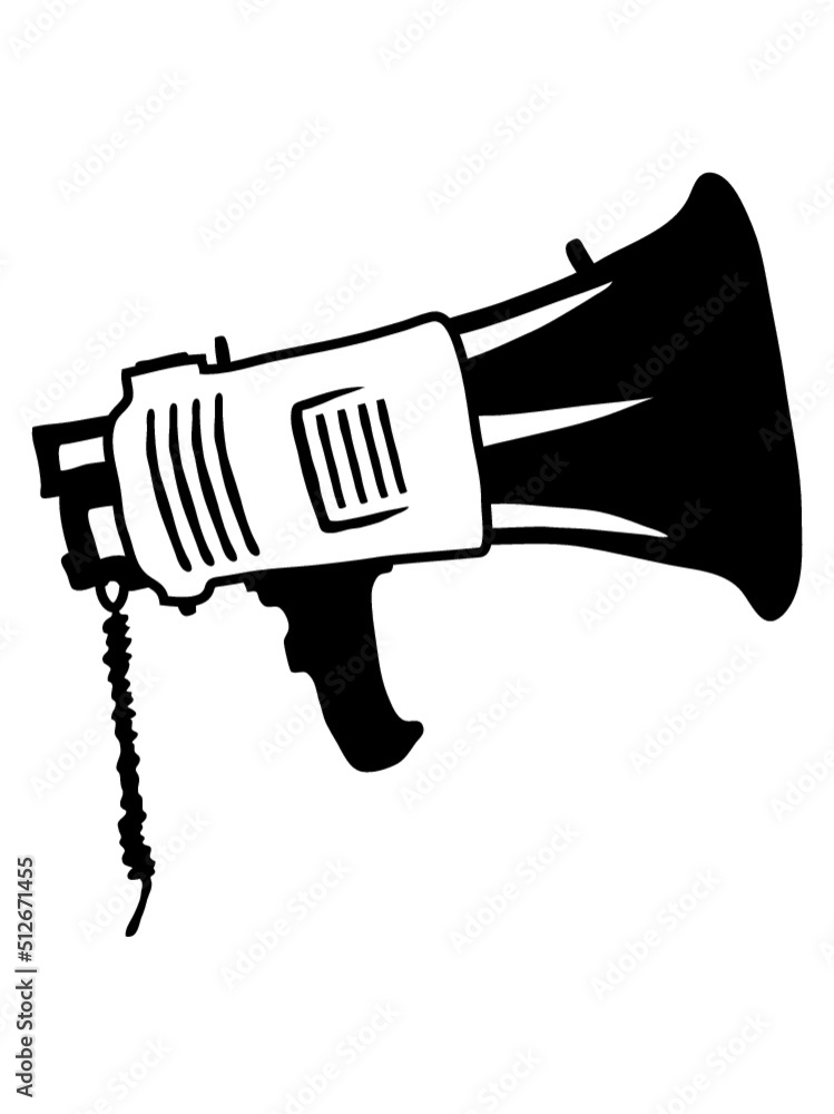 Megafon Propaganda Symbol Lautsprecher Megafon Propaganda Symbol Lautsprecher