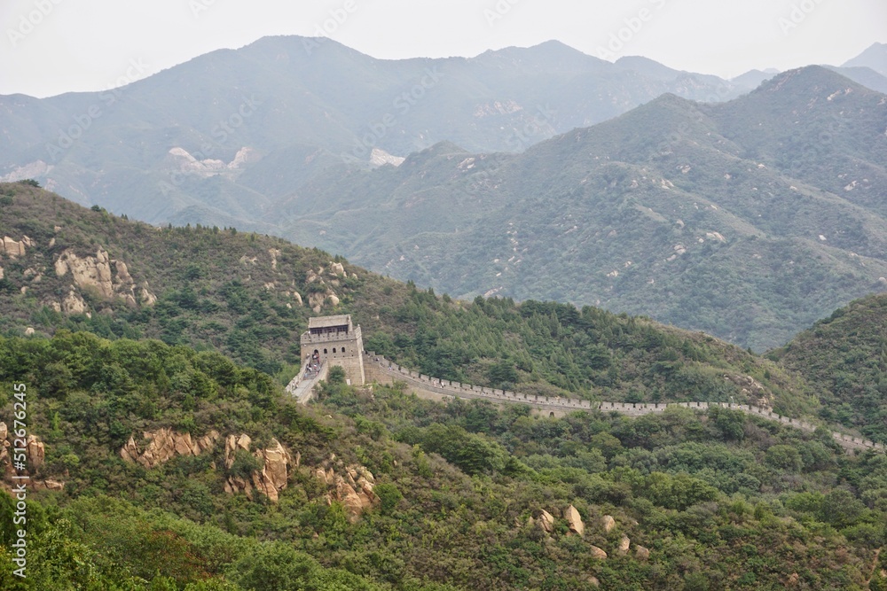 Fototapeta premium Great Wall of China vista