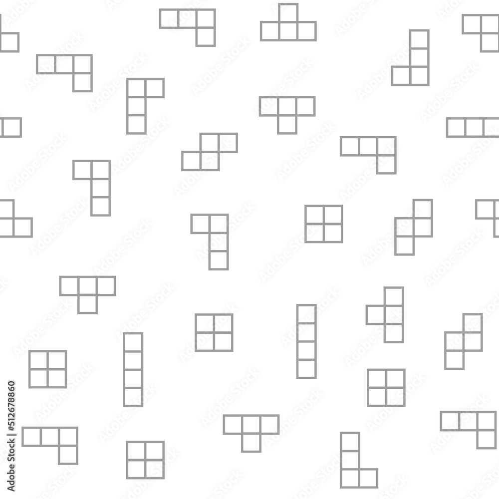 Vector retro game seamless pattern background. Video old computer game Vector retro game seamless pattern background. Video old computer game