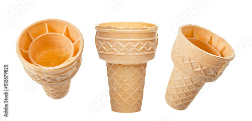 ice cream cone isolated on a white background