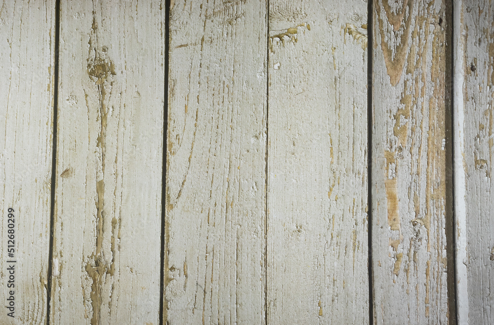 Weathered, recycled white wood background Weathered, recycled white wood background