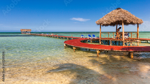Photography Emerald sea and blue sky in Cayo Guillermo, Cuba