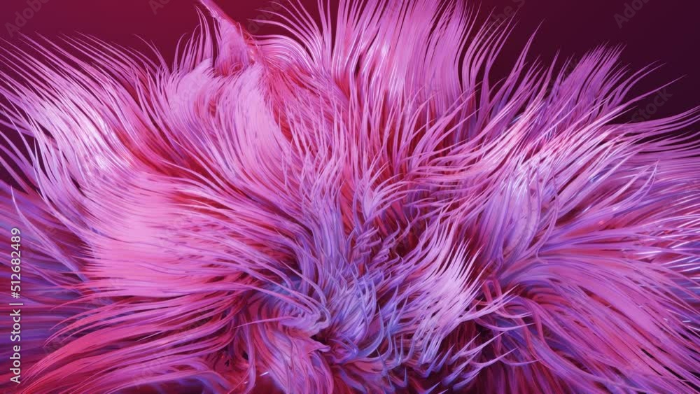Hair simulation. Live curls underwater like fur or multi-colored threads, hair. Volumetric lights. Mist and DOF bokeh effects. Mysterious background with live curved lines, close-up. 4k looped bg. Hair simulation. Live curls underwater like fur or multi-colored threads, hair. Volumetric lights. Mist and DOF bokeh effects. Mysterious background with live curved lines, close-up. 4k looped bg.