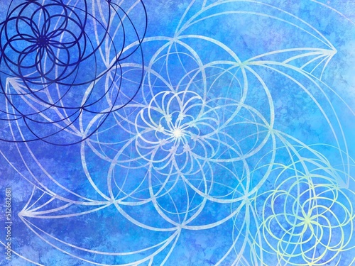 Abstract blue background