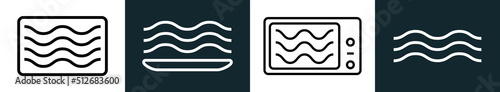Microwave oven safe symbol vector container cooking isolated oven safe symbol microwave