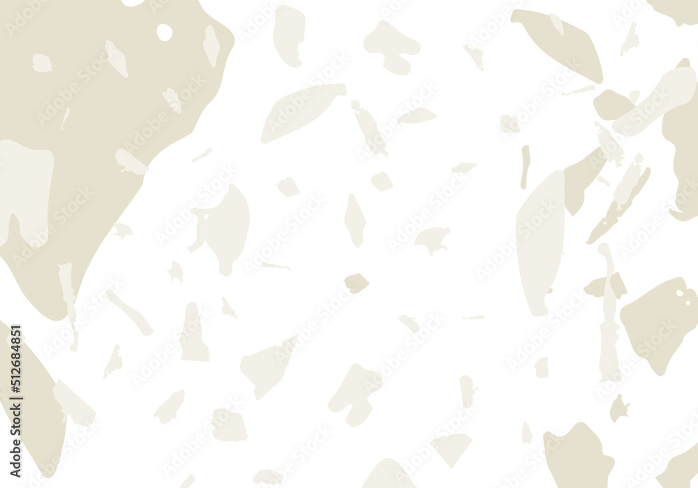 Terrazzo modern abstract template. Beige texture Terrazzo modern abstract template. Beige texture