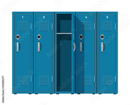 School locker vector door highschool metal gymnasium. Gym lockers box background