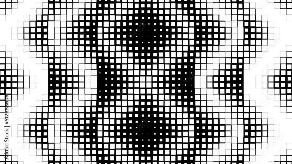 Set white halftone squares patterns transitions for motion graphics and luma matte reveal. Smooth abstract graphics textures seamless for masks, video, backgrounds and slide shows edits. Set white halftone squares patterns transitions for motion graphics and luma matte reveal. Smooth abstract graphics textures seamless for masks, video, backgrounds and slide shows edits.