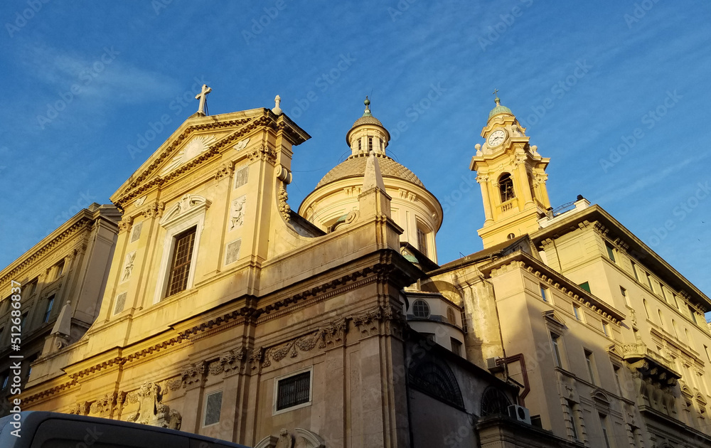 The Jesuit Church of Santi Ambrogio e Andrea at Piazza Matteotti