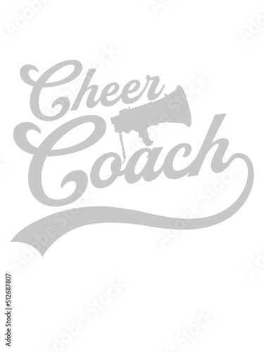 Cheer Coach Megafon sprechen 