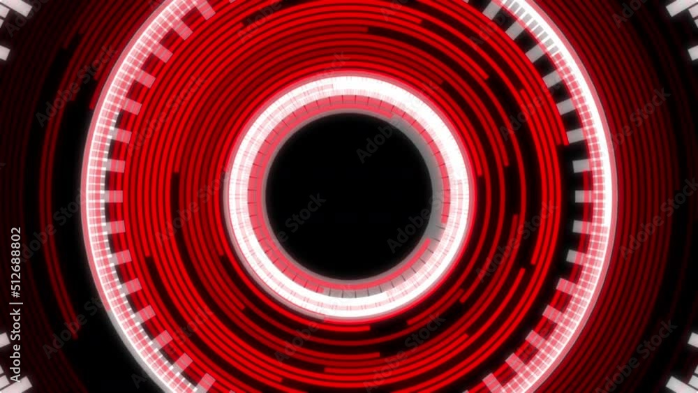 Arc Audio Equalizer A Red Large VJ Loop Animation 02 Arc Audio Equalizer A Red Large VJ Loop Animation 02
