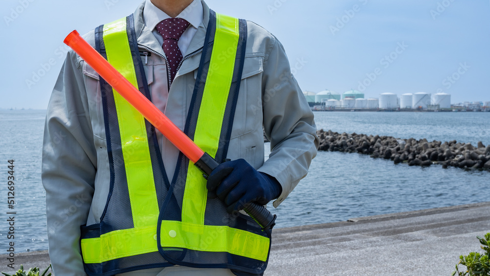 海と工業地帯│建設業・警備員・ガードマン イメージ 海と工業地帯│建設業・警備員・ガードマン イメージ