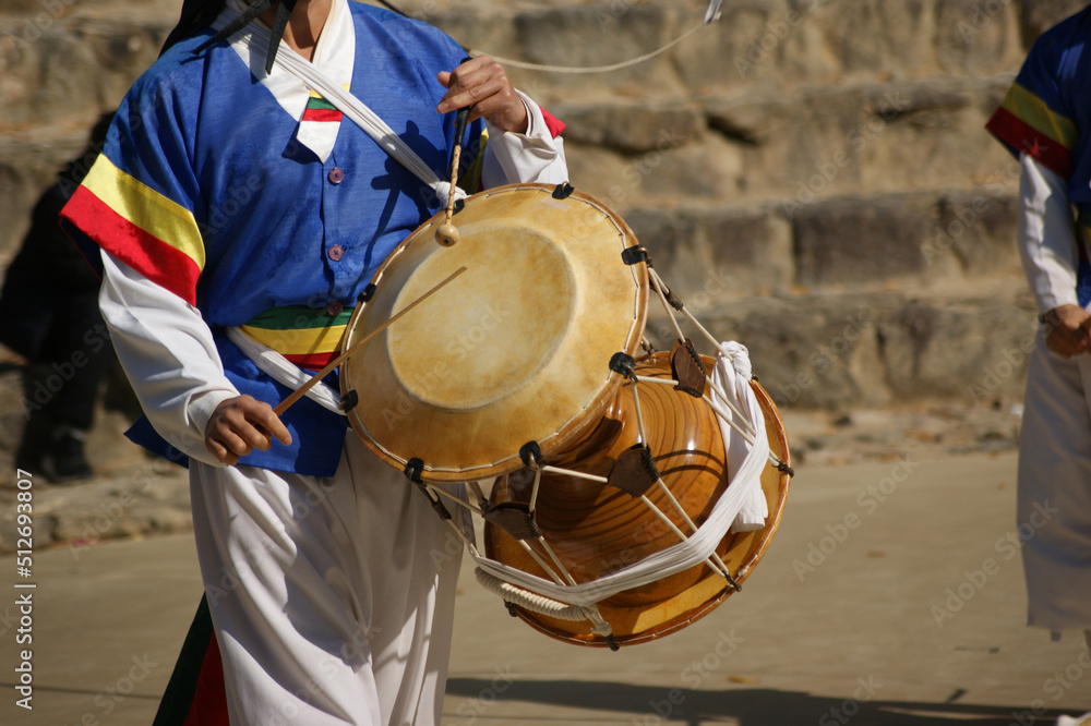 Samul nori is a genre of percussion music that originated in Korea. The