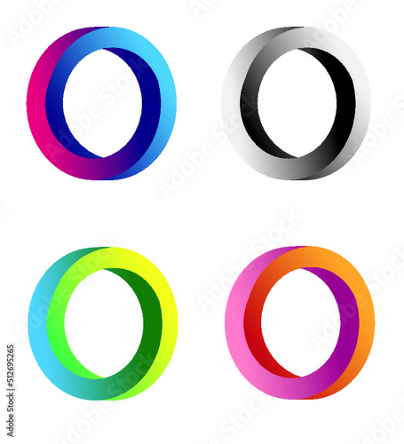 Infinity Circles, set of icons