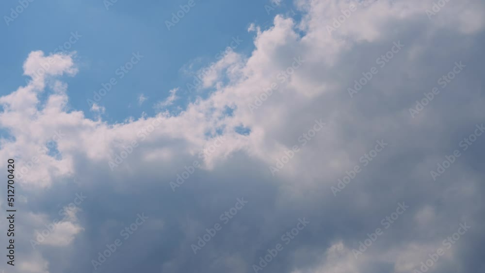 日本の夏空をタイムラプス　4K UHD