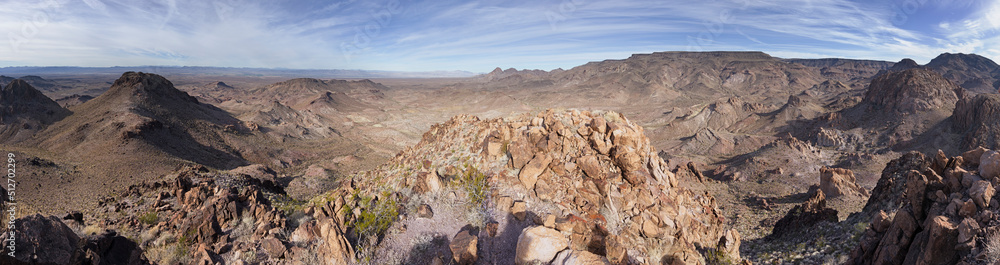 Desert Mountain Panorama