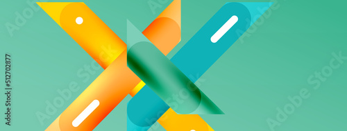 Background overlapping lines. Dynamic lines abstract wallpaper. Straight lines composition vector illustration for wallpaper banner background or landing page