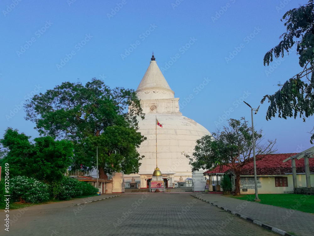 Temple of Thissamaharamaya Sri Lanka | Sri Lanka White Stupa | Sacred Places of Buddhists