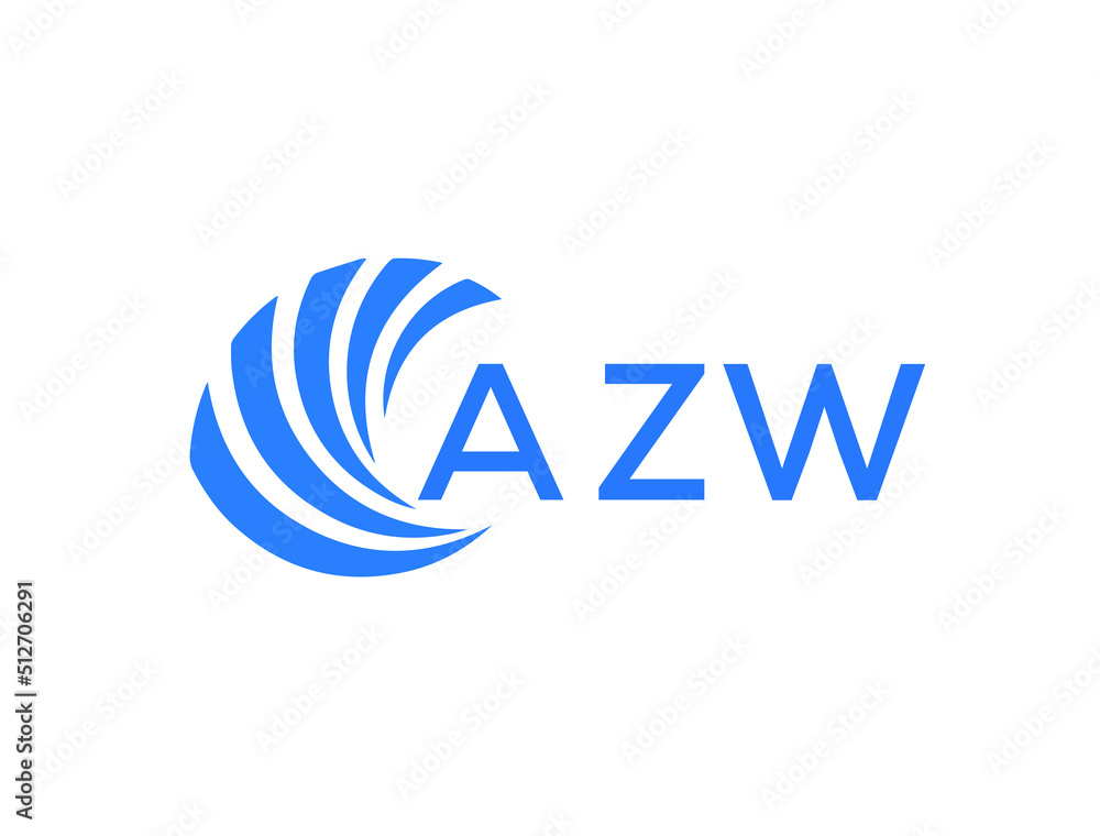 AZW Flat accounting logo design on white background. AZW creative initials Growth graph letter logo concept. AZW business finance logo design.
AZW Flat accounting logo design on white background. AZW creative initials Growth graph letter logo concept. AZW business finance logo design.