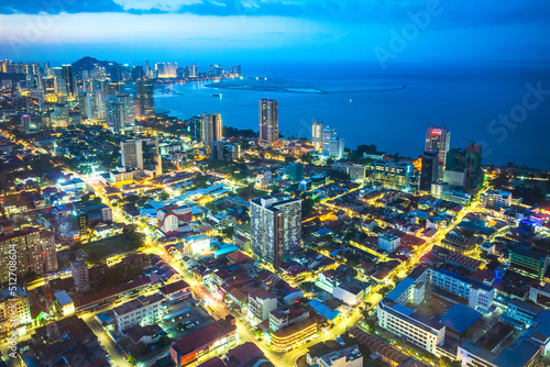 skyline of george town in penang, malaysia © Richie Chan