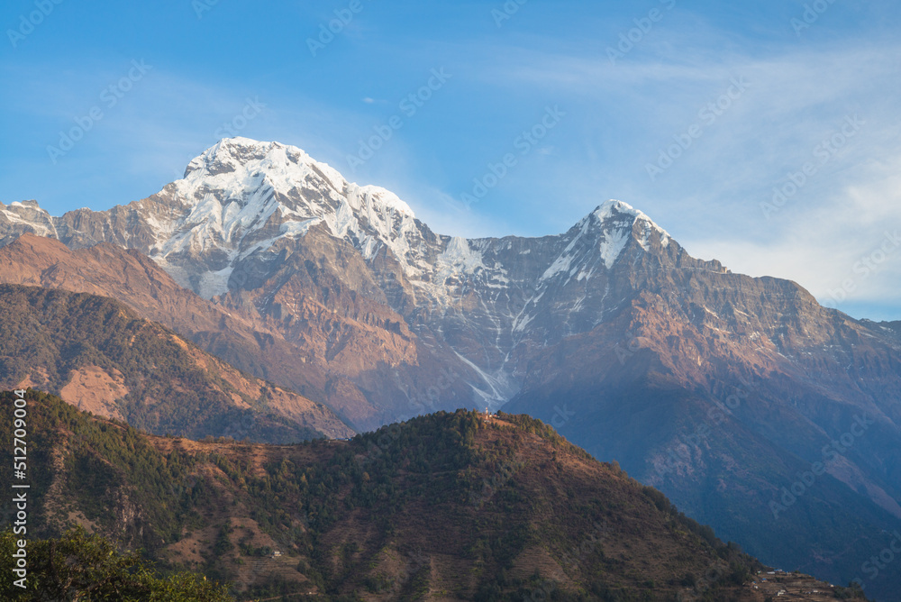 scenery of Annapurna Massif in nepal