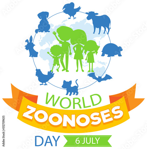 World zoonoses day banner design