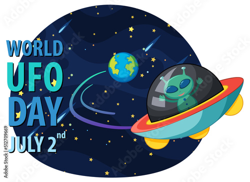 World UFO Day Poster Design