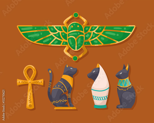 egyptian culture five icons